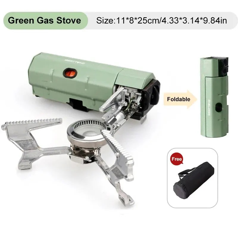 Portable 2670W Camping Gas Stove – Folding Cassette Burner for Outdoor Cooking, Travel, & Picnics