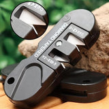 Portable Tungsten Carbide Knife Sharpener | Compact Sharpener for Camping, Hiking & Fishing