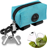 Hands-Free Dog Walking Set – Poop Bag Dispenser & Waste Bag Holder | Leash Attachment for Easy Pet Cleanup