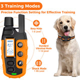 3300ft Electric Dog Training Collar – Waterproof Remote for 5-120lbs Dogs, Shock & Vibration Modes