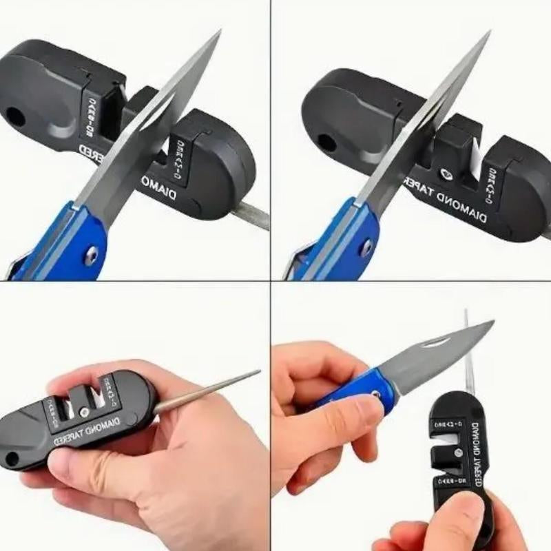 Portable Tungsten Carbide Knife Sharpener | Compact Sharpener for Camping, Hiking & Fishing