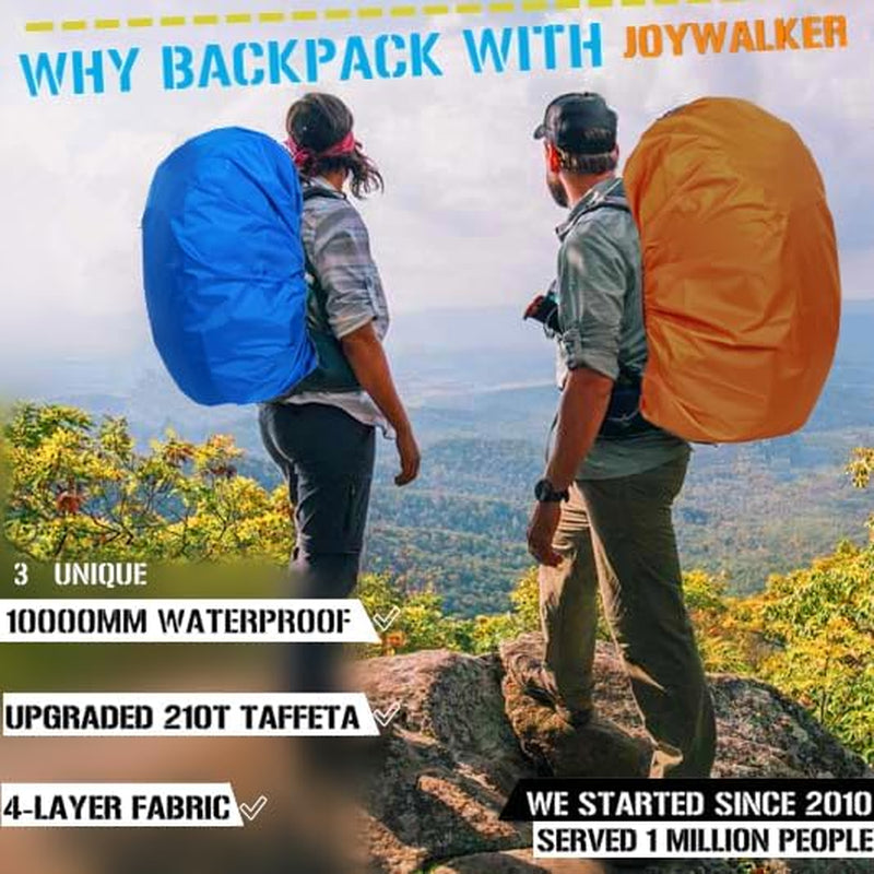 Waterproof Backpack Rain Cover – 10,000mm Protection, Anti-Slip Straps & 4-Layer Durability for Hiking & Travel