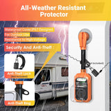 50 Amp RV Surge Protector – Waterproof Circuit Analyzer with Full Electrical Protection, Power Plug Adapter for Camper & Travel Trailer Accessories